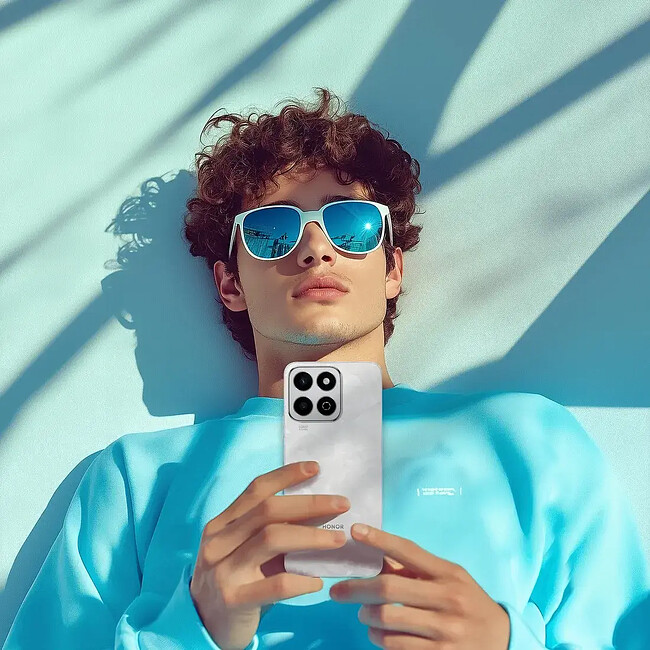 Смартфон Honor X7c 5G 8GB/256GB ALT-NX1 Moonlight White (5109BKBD)