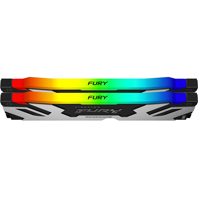 Оперативная память Kingston Fury Renegade Silver/Black 64GB DDR5 RGB XMP (KF564C32RSAK2-64)