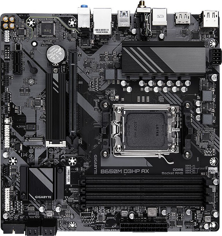 Материнская плата GigaByte B650M D3HP AX rev. 1.3