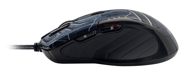 Мышь Oklick GMNG XM007 черный/серый