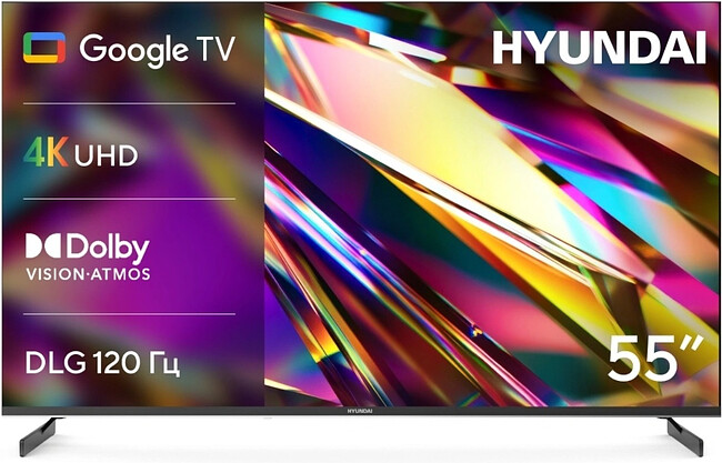 Телевизор Hyundai H-LED55BU7011 черный Телевизор Hyundai H-LED55BU7011 черный