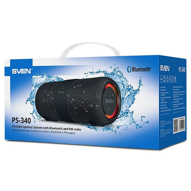 Портативная колонка Sven PS-340 черный (SV-021283)