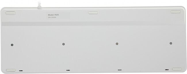 Клавиатура A4Tech Fstyler USB slim White белый/серый (FK25)