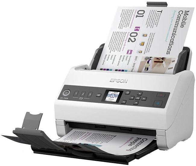 Сканер Epson WorkForce DS-730N (B11B259401)