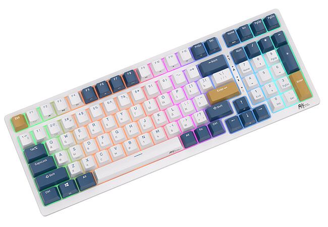 Клавиатура Royal Kludge RK98 Red switch/Klein Blue