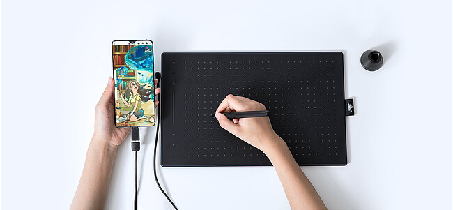 Графический планшет Huion Inspiroy черный (RTP-700)