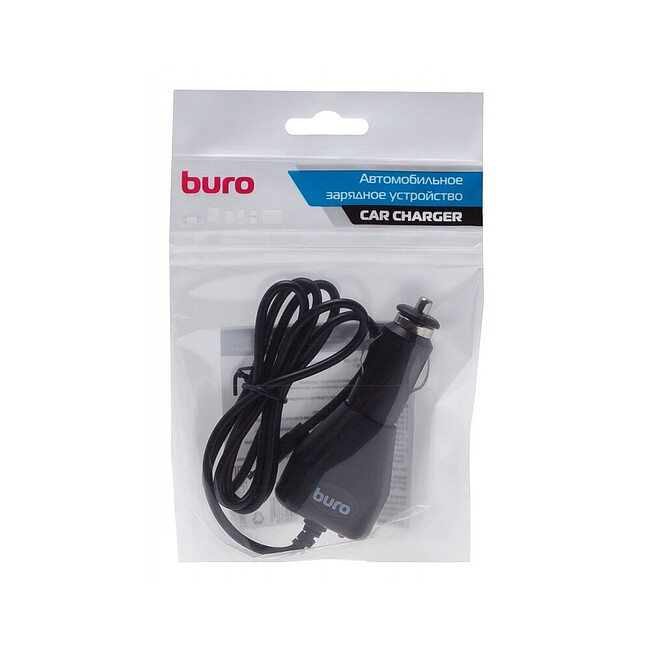 Автомобильное зарядное Buro XCJ-048-EM-2A microUSB черный