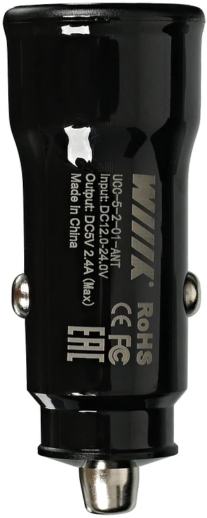 Автомобильное зарядное Wiiix UCC-5-2-01-ANT черный