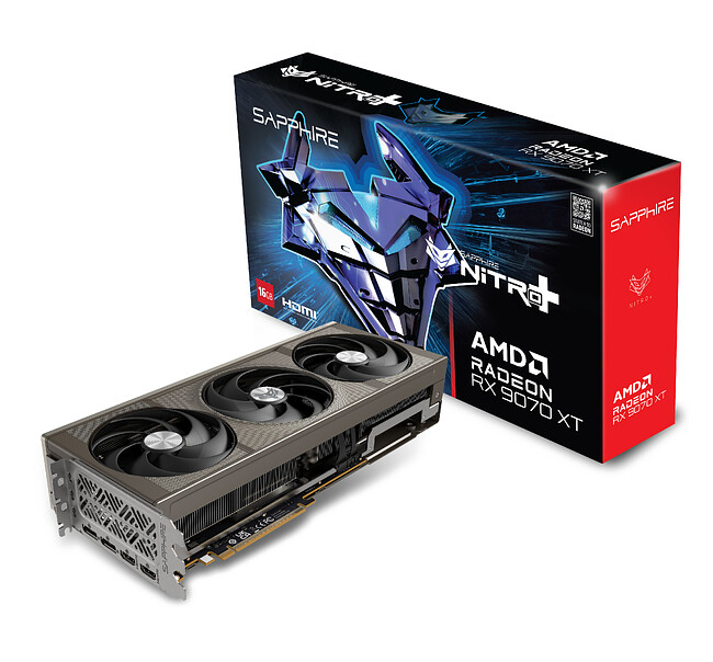 Видеокарта Sapphire RX 9070XT Nitro+ OC 16GB GDDR6 (11348-01-20G)