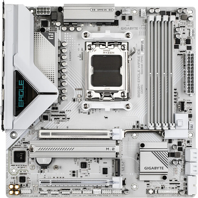 Материнская плата Gigabyte B850M Eagle WIFI6E Ice (rev. 1.1)