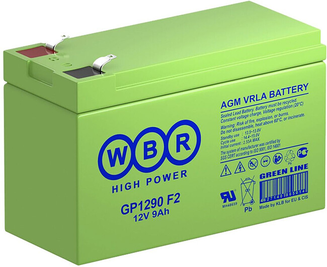 Аккумулятор для ИБП WBR GP1290 F2