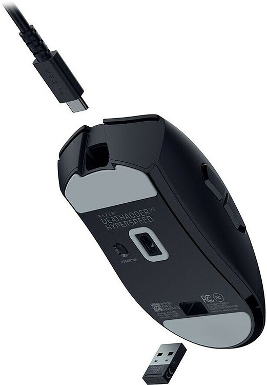 Мышь Razer DeathAdder V3 HyperSpeed черный (RZ01-05140100-R3G1)