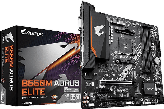 Материнская плата Gigabyte B550M Aorus Elite rev.1.3