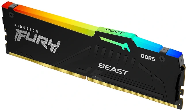 Оперативная память Kingston Fury Beast Black RGB 32GB DDR5 (KF552C40BB2A-32)