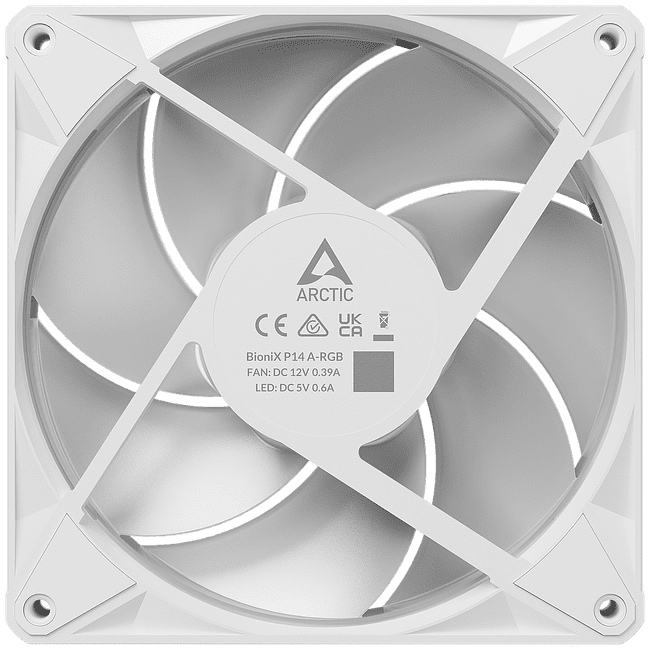 Вентилятор для корпуса Arctic BioniX P14 A-RGB 3 Pack White (ACFAN00342A)