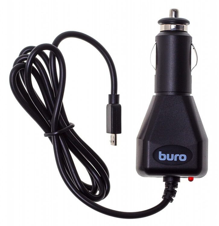 Автомобильное зарядное Buro XCJ-048-EM-2A microUSB черный