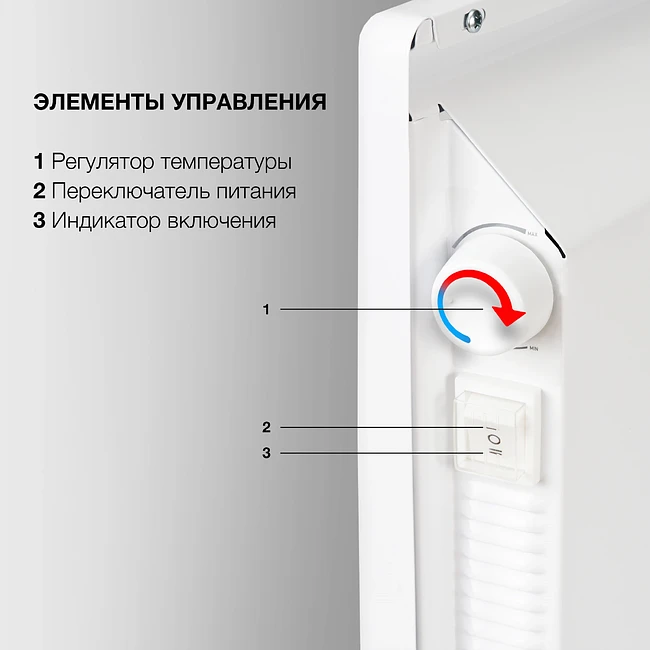 Конвектор StarWind SHV1020 белый