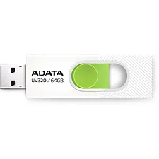 USB Flash-накопитель A-Data AUV320-64G-RWHGN 64GB белый/зеленый