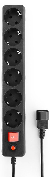 Сетевой фильтр Гарнизон EHB-00,5 6 розеток 0.5 м черный (ЕНВ-0)