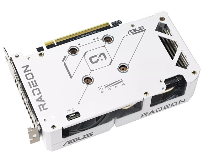 Видеокарта ASUS Radeon RX 9060XT 16GB GDDR6 (DUAL-RX9060XT-16G-WHITE)