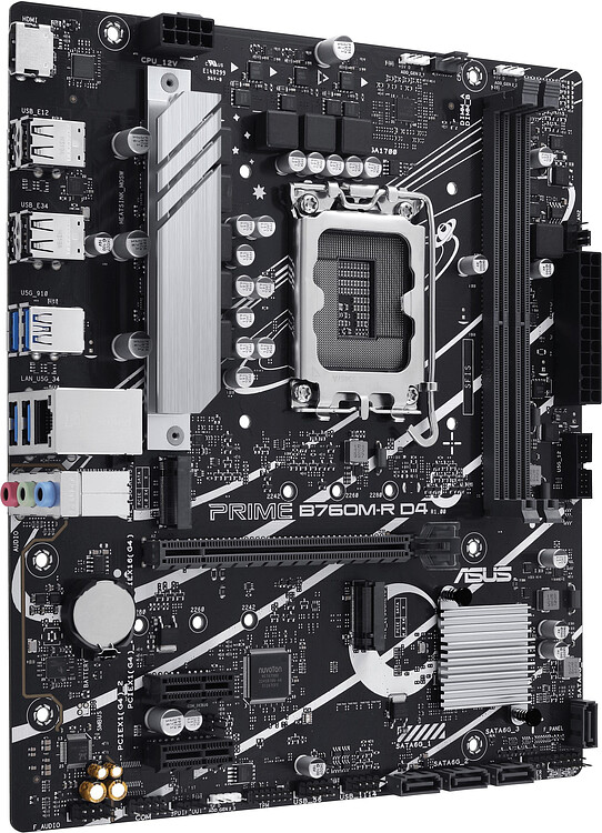 Материнская плата Asus Prime B760M-R D4 (90MB1HA0-M0EAY0)