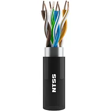 Кабель информационный NTSS NTSS-OUT-FTP4-5Е-PE-BL 305м черный