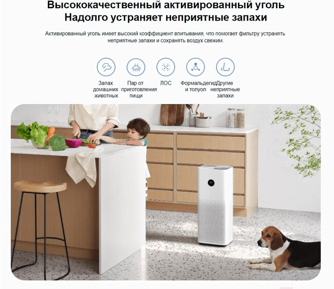 Очиститель воздуха Xiaomi Smart Air Purifier 4 Pro (BHR5056EU)