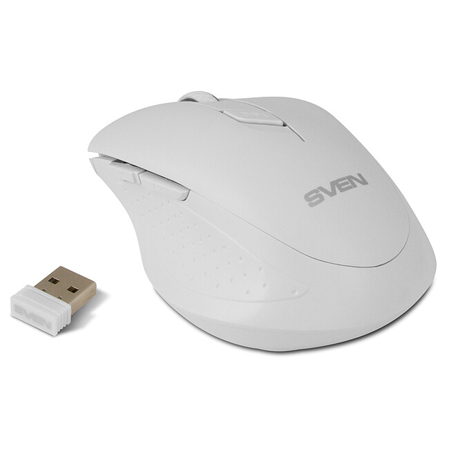 Мышь Sven RX-425W USB белый (SV-014469)