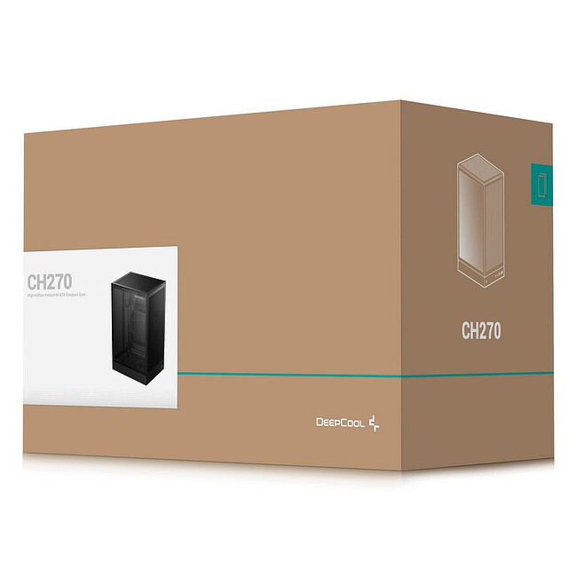 Корпус DeepCool CH270 без БП черный (R-CH270-BKNGM0-G-1)