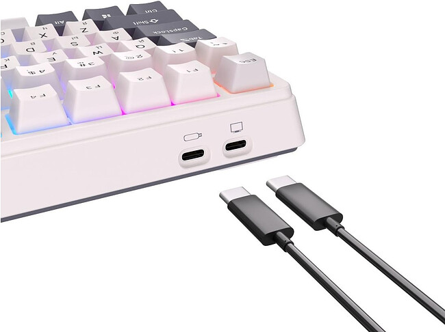 Клавиатура Royal Kludge RK-H81 Blue switch/White Night