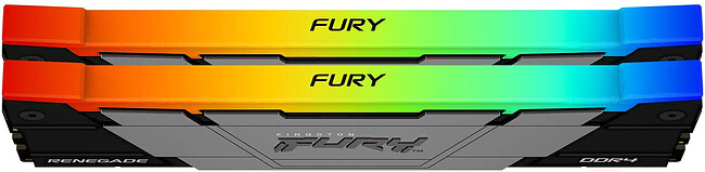Оперативная память Kingston Fury Renegade RGB 16GB DDR4 (KF432C16RB2AK2/16)