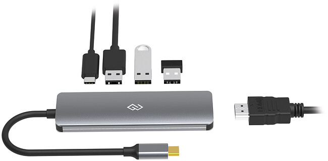 Док-станция Digma DS-501 серый