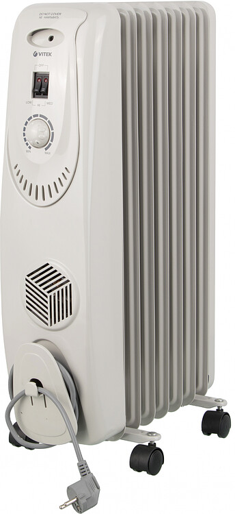 Радиатор Vitek VT-1704 белый (1704-VT-01)