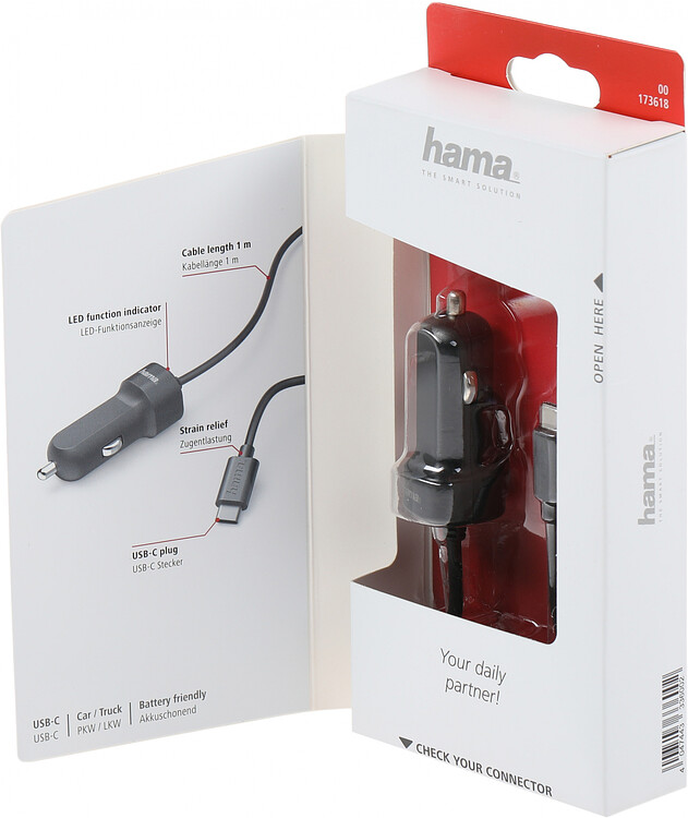 Автомобильное зарядное Hama H-173618