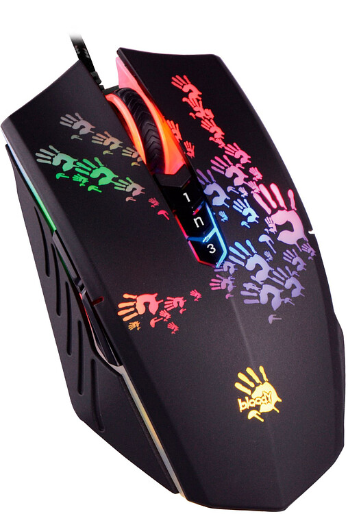 Мышь A4Tech Bloody A60 Activated черный