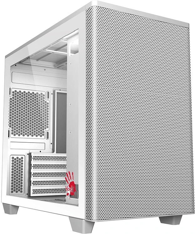Корпус Bloody BD-CC117F без БП белый (BD-CC117F-WH)