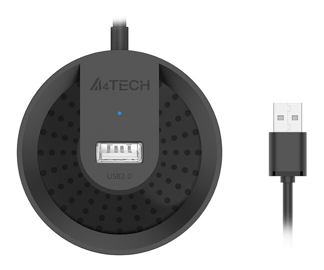 USB-хаб A4Tech HUB-20 черный
