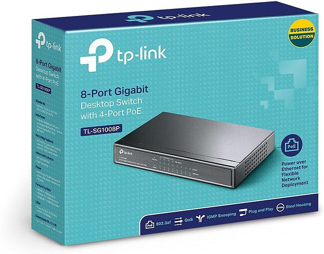 Коммутатор TP-Link TL-SG1008P