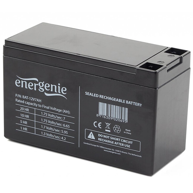 Аккумулятор для ИБП EnerGenie BAT-12V7AH