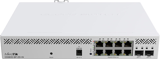 Коммутатор MikroTik CSS610-8P-2S+IN