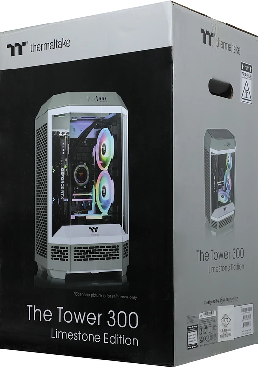 Корпус Thermaltake The Tower 300 mATX без БП Limestone (CA-1Y4-00SIWN-00)
