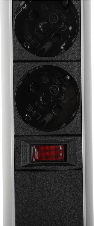 Разветвитель Premier PX/BL-VRT-3R-2USB-GRE серый