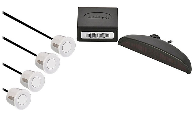 Парковочный радар Digma DCK-100W белый