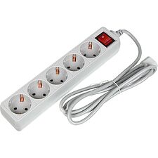 Сетевой фильтр PC Pet AP01006-E-G серый