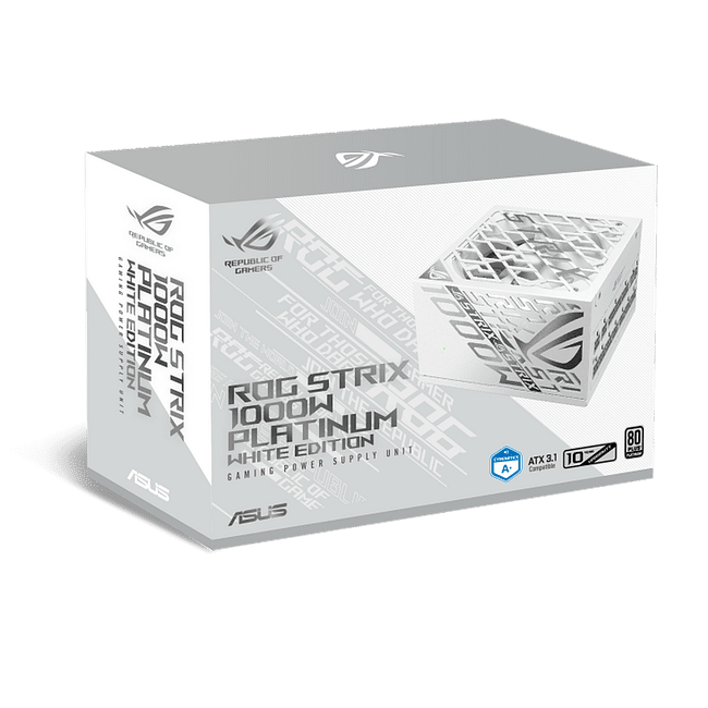 Блок питания Asus ROG-STRIX-1000P-Gaming-White 1000W (90YE00W4-B0NA00)