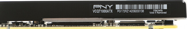 Видеокарта PNY Nvidia T1000 4GB GDDR6 (VCNT1000-SB)