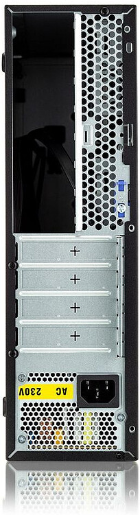 Корпус FoxLine FL-1001 Black 300W (FL-1001-TFX300S-U32C)