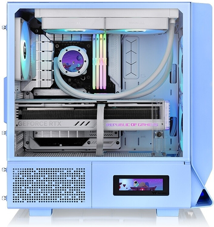 Корпус Thermaltake Ceres 330 TG ARGB Hydrangea Blue E-ATX без БП (CA-1Y2-00MFWN-00)