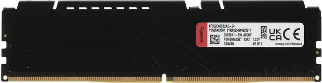 Оперативная память Kingston Fury Beast Black Expo 64GB DDR5 (KF552C40BB2K2-64)