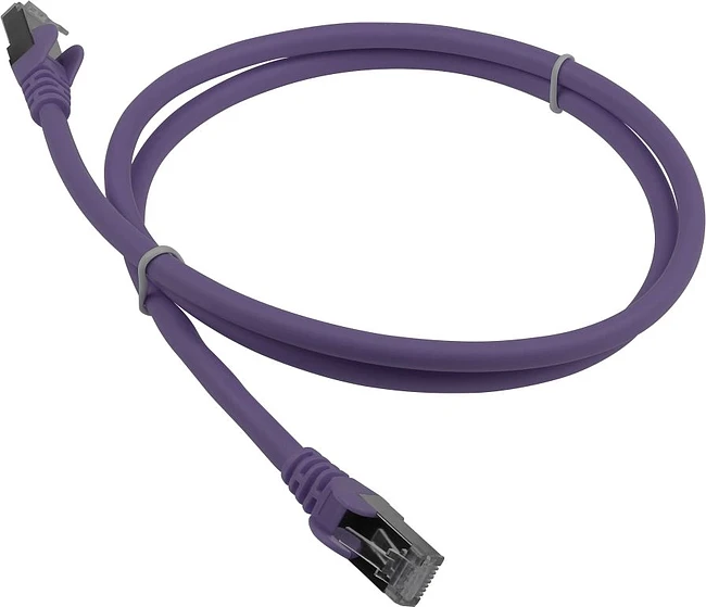 Патч-корд Lanmaster LAN-PC45/S6A-1.0-VI фиолетовый